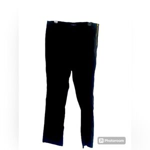 Black Silk Dress Pants w Gold Side Zipper (8)